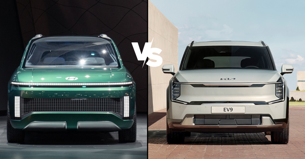 Crossover EV Comparison Hyundai Ioniq 7 vs Kia EV9