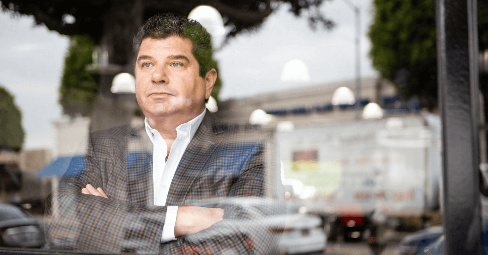 Steven Posner Looking Out of a Window